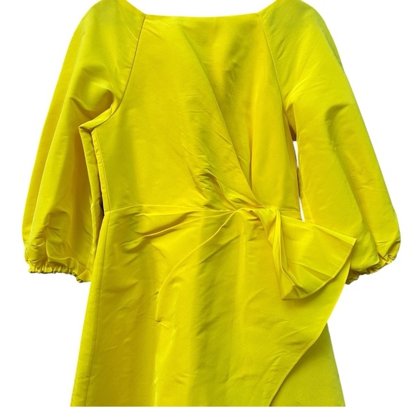 CAROLINA HERRERA Wrap-Effect Draped Silk-Faille Gown - Picture 4 of 10